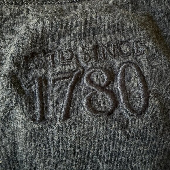 Jameson Irish Whiskey Women's Large Collectible Heather Blue Raised Letters - Picture 7 of 8